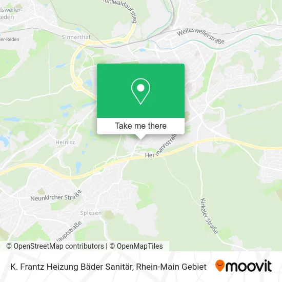 Карта K. Frantz Heizung Bäder Sanitär