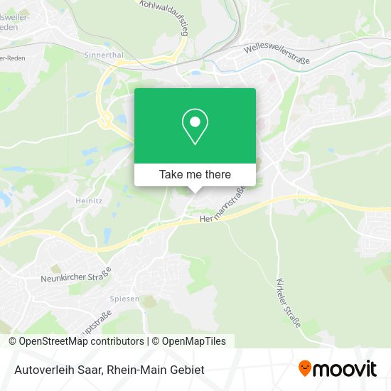 Карта Autoverleih Saar