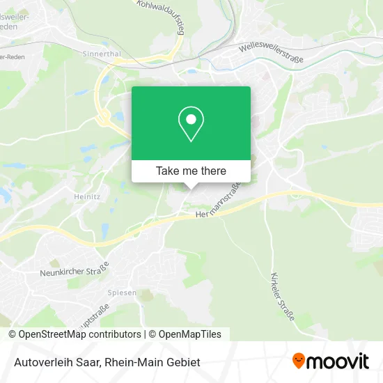Карта Autoverleih Saar
