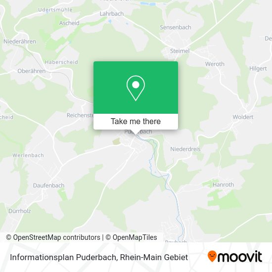 Карта Informationsplan Puderbach
