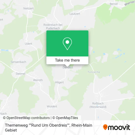 Карта Themenweg ""Rund Um Oberdreis""