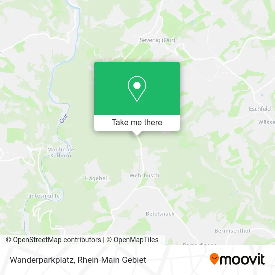 Карта Wanderparkplatz