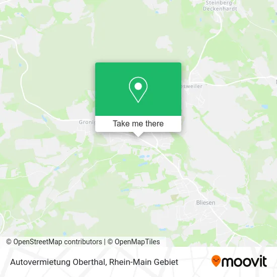 Карта Autovermietung Oberthal