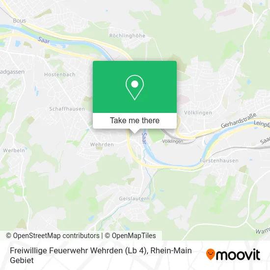 Карта Freiwillige Feuerwehr Wehrden (Lb 4)