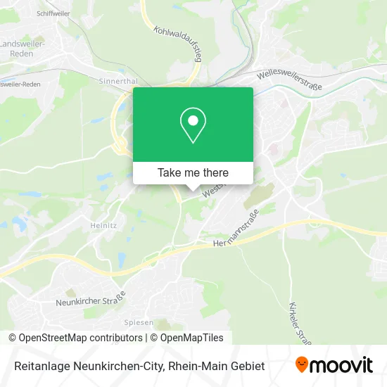 Карта Reitanlage Neunkirchen-City