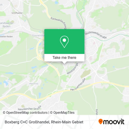 Карта Boxberg C+C Großhandel