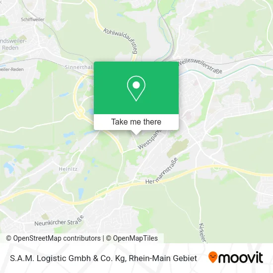 Карта S.A.M. Logistic Gmbh & Co. Kg