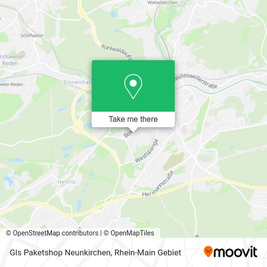 Карта Gls Paketshop Neunkirchen