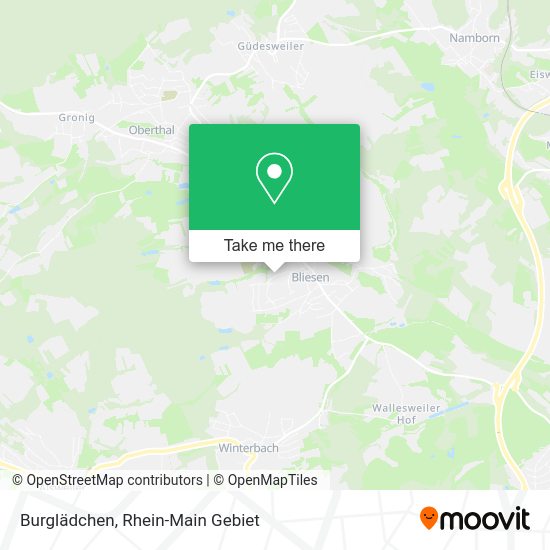 Карта Burglädchen