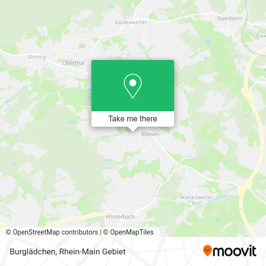 Карта Burglädchen