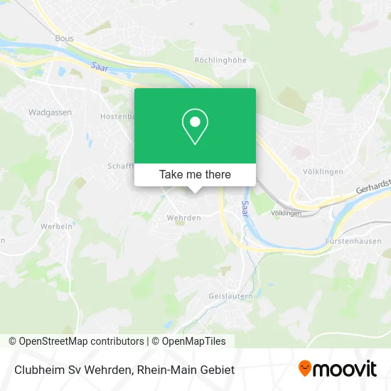 Карта Clubheim Sv Wehrden
