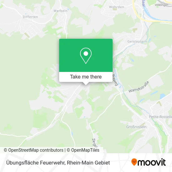 Карта Übungsfläche Feuerwehr