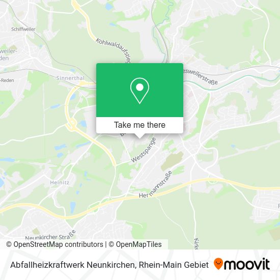 Карта Abfallheizkraftwerk Neunkirchen