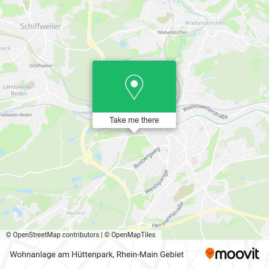 Карта Wohnanlage am Hüttenpark