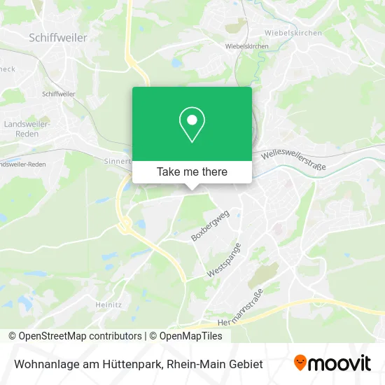 Карта Wohnanlage am Hüttenpark