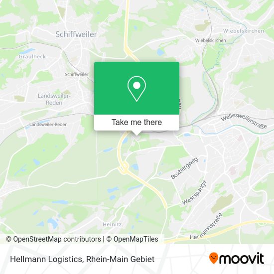 Карта Hellmann Logistics