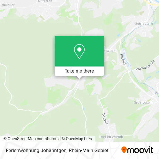 Карта Ferienwohnung Johänntgen