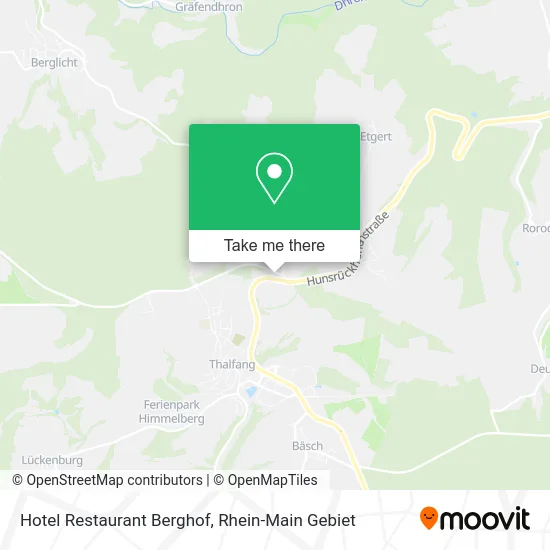 Карта Hotel Restaurant Berghof