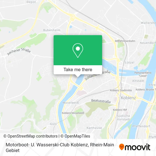 Карта Motorboot- U. Wasserski-Club Koblenz