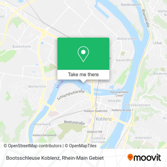 Карта Bootsschleuse Koblenz