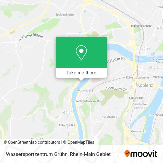 Карта Wassersportzentrum Grühn