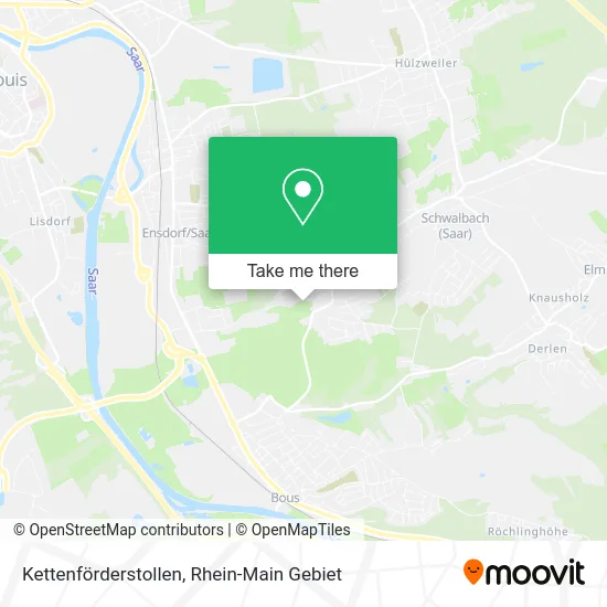 Карта Kettenförderstollen