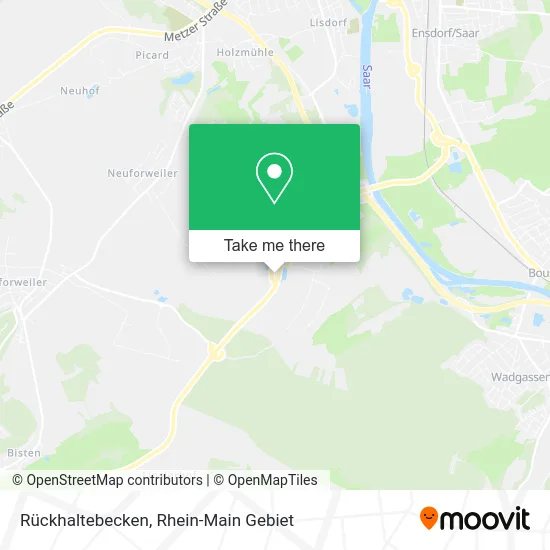 Карта Rückhaltebecken