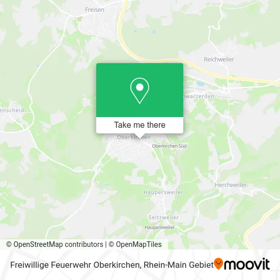 Карта Freiwillige Feuerwehr Oberkirchen
