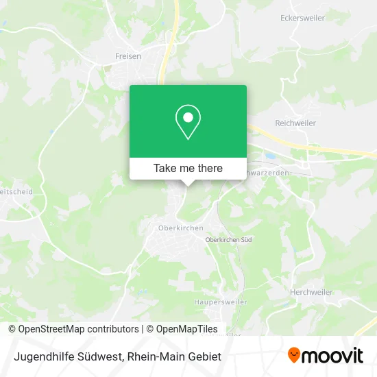 Карта Jugendhilfe Südwest
