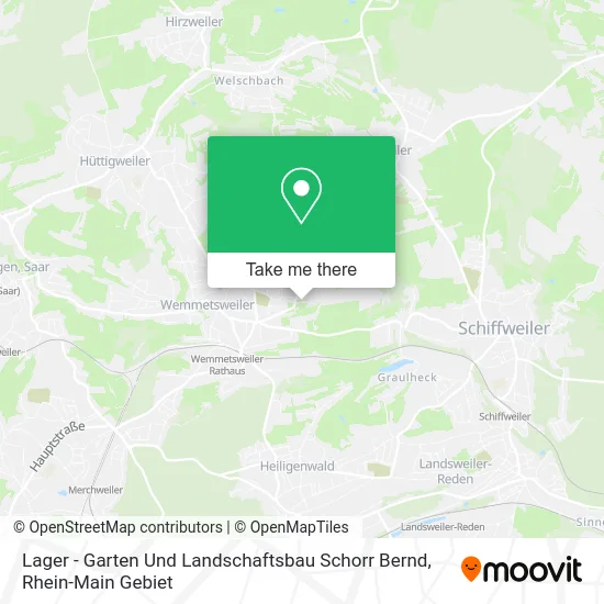 Карта Lager - Garten Und Landschaftsbau Schorr Bernd