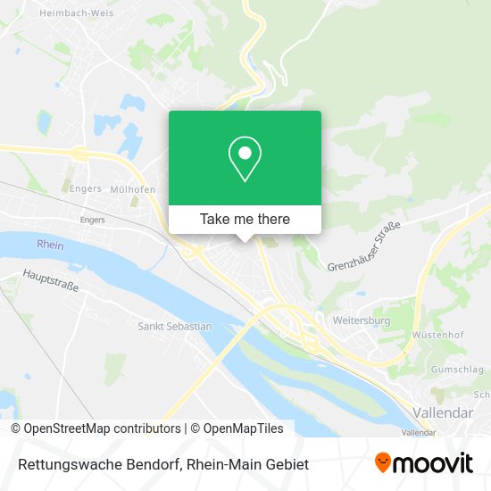 Карта Rettungswache Bendorf