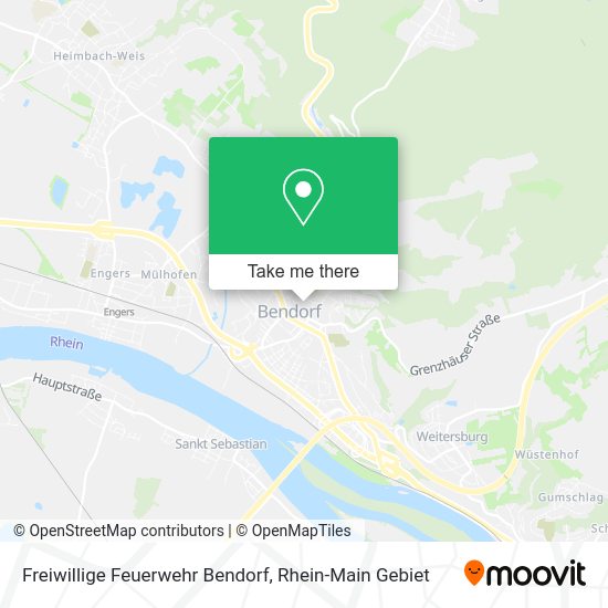 Карта Freiwillige Feuerwehr Bendorf