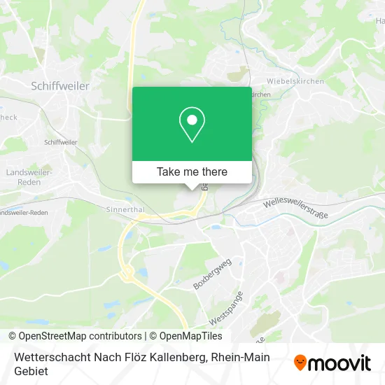 Карта Wetterschacht Nach Flöz Kallenberg