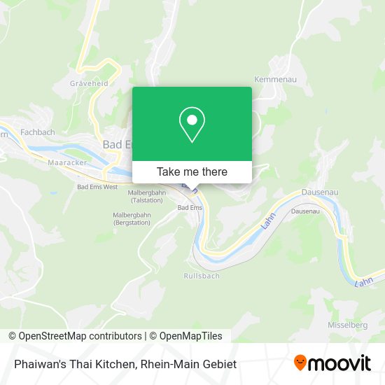 Карта Phaiwan's Thai Kitchen