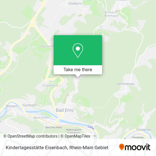 Карта Kindertagesstätte Eisenbach