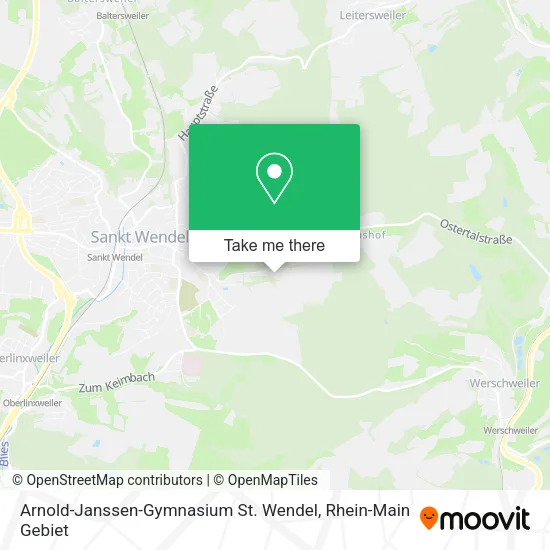 Карта Arnold-Janssen-Gymnasium St. Wendel
