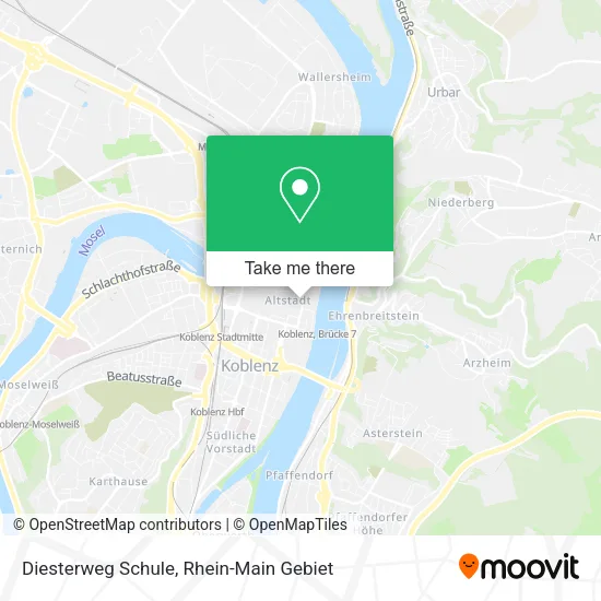 Карта Diesterweg Schule