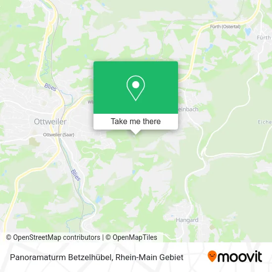 Карта Panoramaturm Betzelhübel