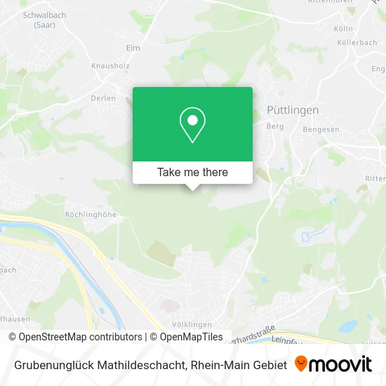 Карта Grubenunglück Mathildeschacht