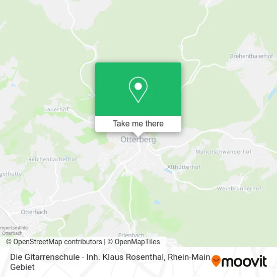 Карта Die Gitarrenschule - Inh. Klaus Rosenthal