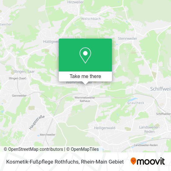 Карта Kosmetik-Fußpflege Rothfuchs