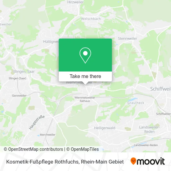 Карта Kosmetik-Fußpflege Rothfuchs