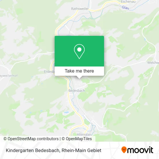 Карта Kindergarten Bedesbach