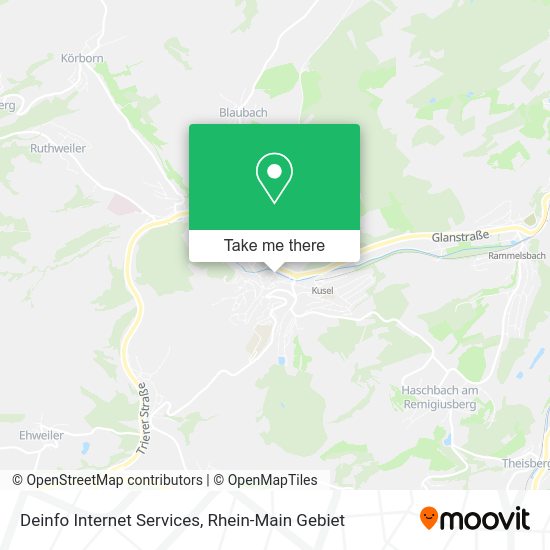 Карта Deinfo Internet Services