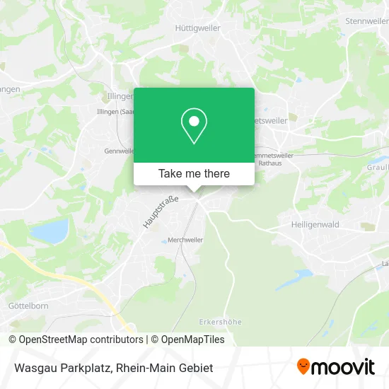 Карта Wasgau Parkplatz