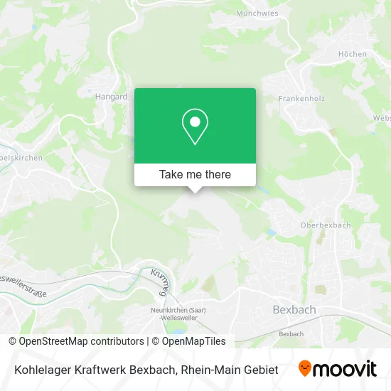 Карта Kohlelager Kraftwerk Bexbach