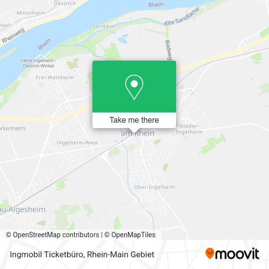 Карта Ingmobil Ticketbüro