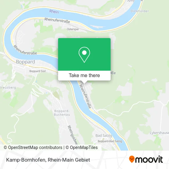 Карта Kamp-Bornhofen