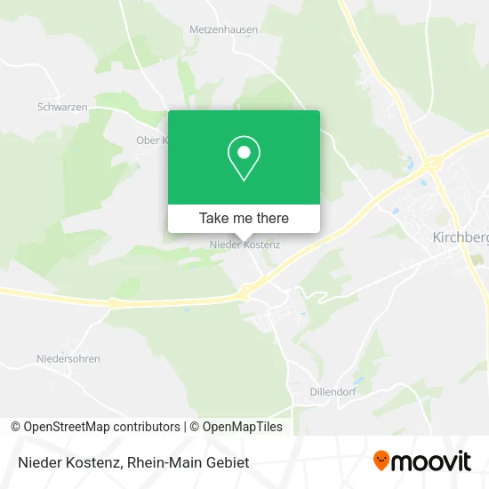 Карта Nieder Kostenz
