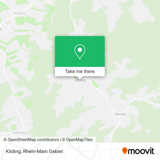 Карта Kliding
